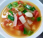 カラフル野菜のスープ